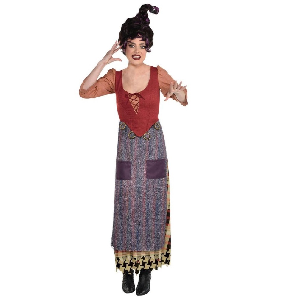 BRAND NEW women hocus pocus witch halloween dress costume size S/M up to size 8